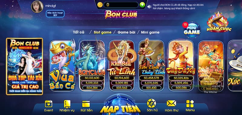 Slot Game nổi bật tại Bonclub